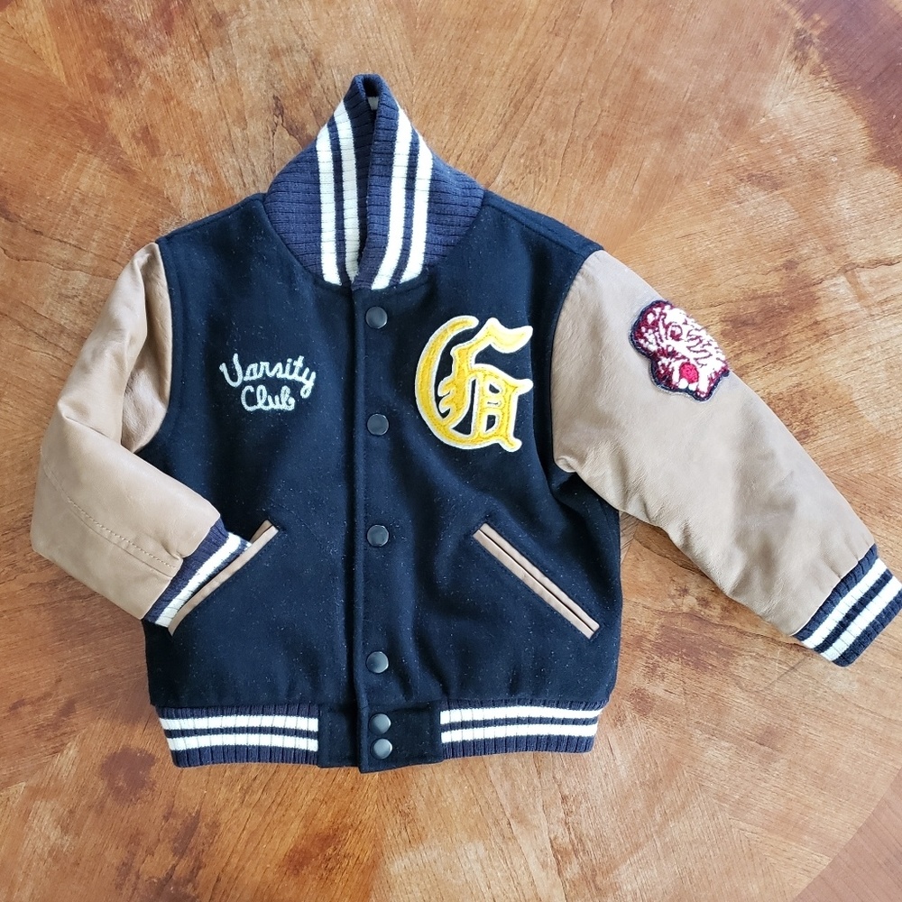 Boys GAP varsity jacket size 3 years